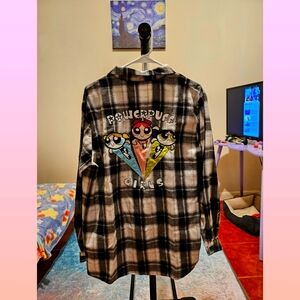 Powerpuff Girls x Dolls Kill Embordied Flannel